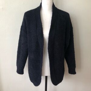 Altar’d State Fuzzy Black Cardigan
